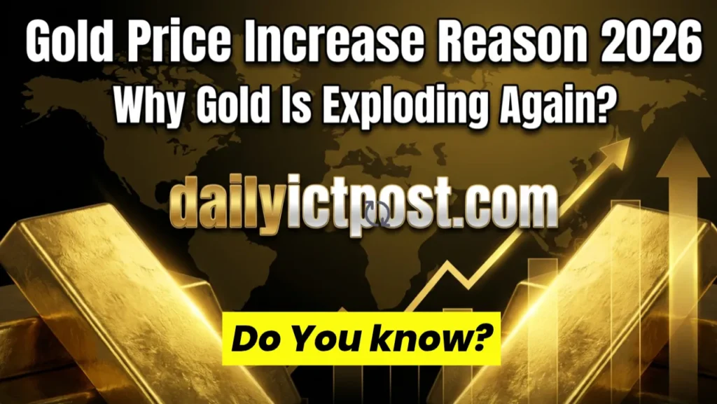 Gold Price Increase Reason 2026 : Shocking Rise to $6,300